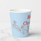 紙カップ – サンタ&スリー 紙コップ (正面)