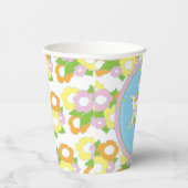 紙カップ「パスソーバーパステルスター」 8オンス。 紙コップ (右)