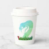 紙カップ（ヘビ） 紙コップ (裏面)