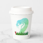 紙カップ（ヘビ） 紙コップ (正面)