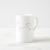 紙カップ ボーンチャイナマグカップ (正面右)