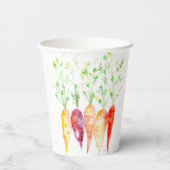 紙カップ – 水彩家宝ニンジン 紙コップ (裏面)