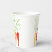 紙カップ – 水彩家宝ニンジン 紙コップ (右)