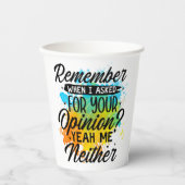 紙カップ 紙コップ (正面)