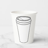 紙カップ  紙コップ (正面)