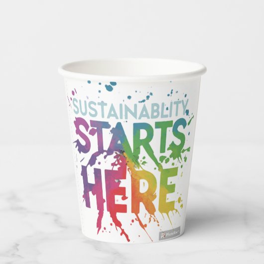 紙カップ 紙コップ (裏面)