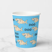 紙カップ「過ぎ越しのマザーシャーク」 8オズ 紙コップ (裏面)