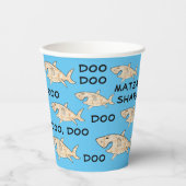 紙カップ「過ぎ越しのマザーシャーク」 8オズ 紙コップ (正面)