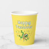 紙カップ「過越のカエル」8 oz 紙コップ (正面)