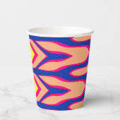 紙カップ、A鮮やかカラフルクラシックデザインPap 紙コップ (裏面)