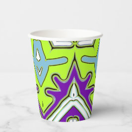 紙カップ、A鮮やかカラフルクラシックデザインPap 紙コップ