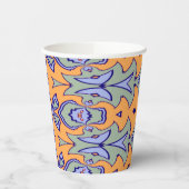紙カップ、A鮮やかカラフルクラシックデザインPap 紙コップ (左)