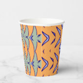 紙カップ、A鮮やかカラフルクラシックデザインPap 紙コップ (右)