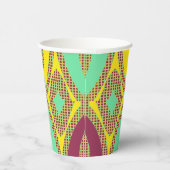 紙カップ、A鮮やかカラフルクラシックデザインPap 紙コップ (右)