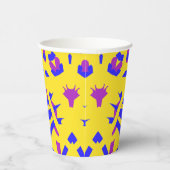 紙カップ、A鮮やかカラフルクラシックデザインPape 紙コップ (右)