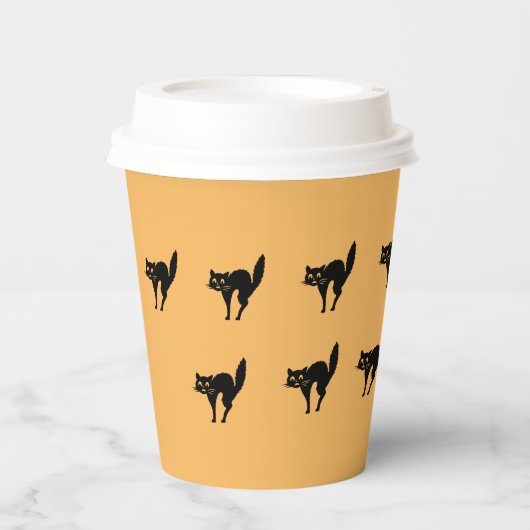 紙カップ – Victing Black Cats 紙コップ (正面)