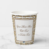 紙カップBr(ダブルパールインセット)RFPMDesigns ©️ 2024 紙コップ (正面)