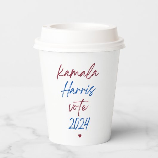 紙カップfor Kamala Harris 2024 紙コップ (裏面)