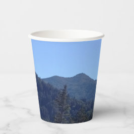 紙カップMt Tamalpaisとレッドウッドの木 紙コップ