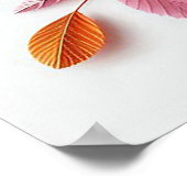 紙カラフルの花 ポスター (角)