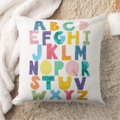 紙カラフルコラージュ文字 クッション (ブランケット)