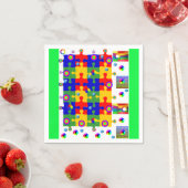 紙カラフルナプキン スタンダードカクテルナプキン (インサイチュ)