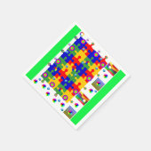 紙カラフルナプキン スタンダードカクテルナプキン (角)