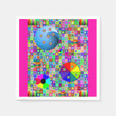 紙カラフルナプキン スタンダードカクテルナプキン (正面)