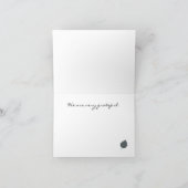 紙クイリングプリントサンキューホリデーノートカード サンキューカード (内部)