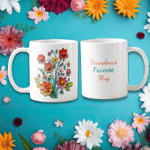 紙クイルの花 | おばあちゃんお気に入りの コーヒーマグカップ