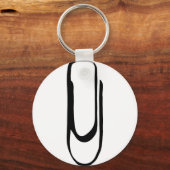 紙クリップアイコン キーホルダー (正面)