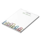 紙クリップカスタマイズ可能な先生評価 ノートパッド (回転)