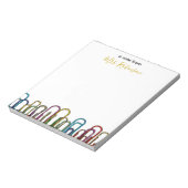 紙クリップカスタマイズ可能な先生評価 ノートパッド (回転)