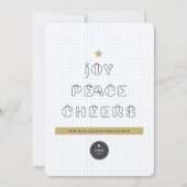 紙クリップジョイピース応援ブルーグリッド企業の シーズンカード (正面)