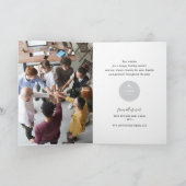 紙クリップジョイピース応援ブルーグリッド企業の シーズンカード (内部)