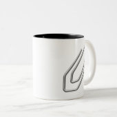 紙クリップ ツートーンマグカップ (正面右)