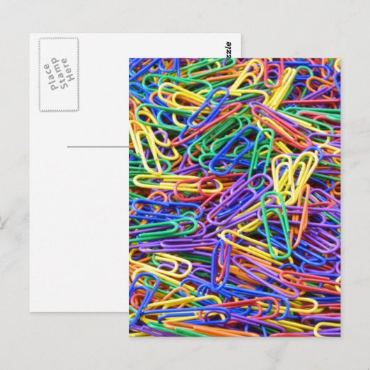 紙クリップ ポストカード (正面/裏面)