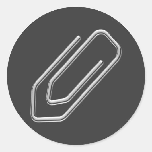 紙クリップ ラウンドシール (正面)