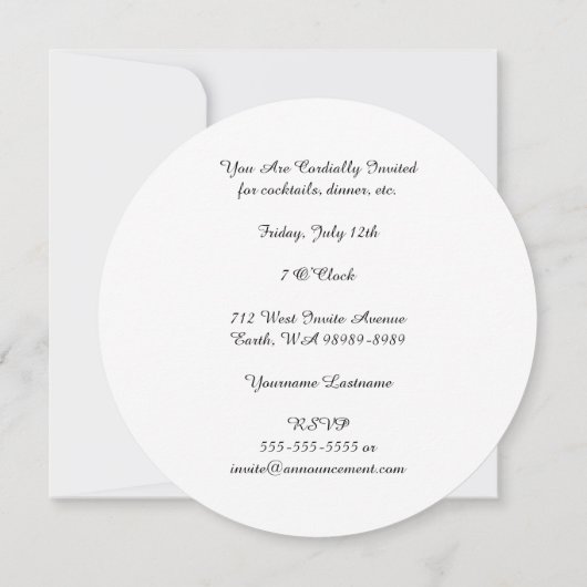 紙クリップ 招待状 (裏面)