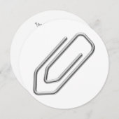 紙クリップ 招待状 (正面/裏面)