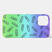 紙クリップOver Rainbow Case-Mate iPhoneケース (裏面 (横))