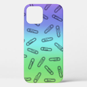 紙クリップOver Rainbow iPhone 12ケース