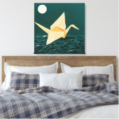 紙クレーン キャンバスプリント (インサイチュ (寝室))