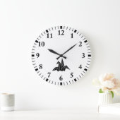 紙クレーン ラージ壁時計 (ホーム)