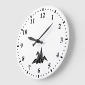 紙クレーン ラージ壁時計 (傾斜)