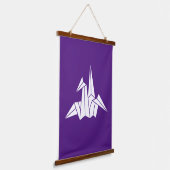 紙クレーン 吊り下げ型タペストリー (傾斜あり)