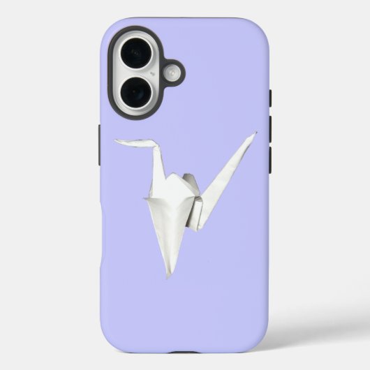 紙クレーン(青) Case-Mate iPhoneケース (裏面)