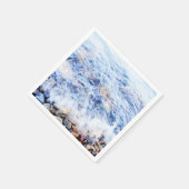 紙クールナプキンス青色波 スタンダードカクテルナプキン (角)