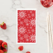 紙ゲストタオルホリデースノーフレーク (インサイチュ)