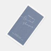 紙ゲストタオル花嫁シャワー。 (コーナー)